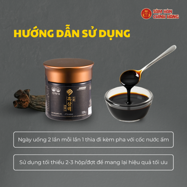 Cao hắc sâm 120g - DKG Hàn Quốc