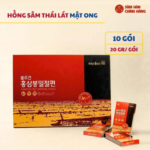 Hồng sâm lát mật ong Hàn Quốc