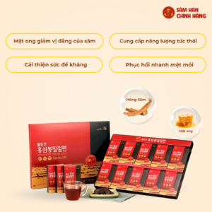 Hồng sâm lát mật ong Hàn Quốc
