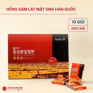 Hồng sâm lát mật ong Hàn Quốc (Honeyed Red Ginseng Slices) 20g*10gói/hộp