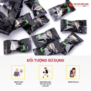 Kẹo hắc sâm Hàn Quốc (Korean Black Ginseng Candy) 250g/gói