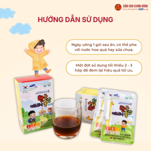 Hồng Sâm trẻ em Hàn Quốc 6-13 tuổi (Korean Red Ginseng Junior 6-13 year) 20ml*30gói/hộp