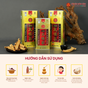 Thái cực sâm củ khô Hàn Quốc (Korean Taekuk Ginseng 30 Root) 300g/hộp