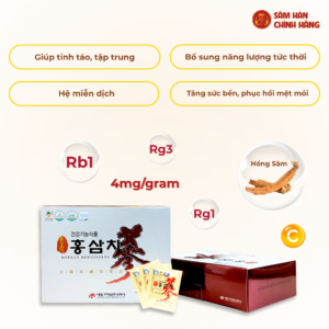 Trà hồng sâm 100 gói DKG
