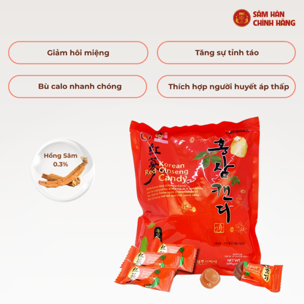 Kẹo hồng sâm 250g - DKG