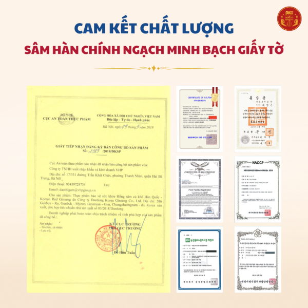 Hồng sâm củ khô HQ Good 300g - số 15 (10 củ) - Daedong