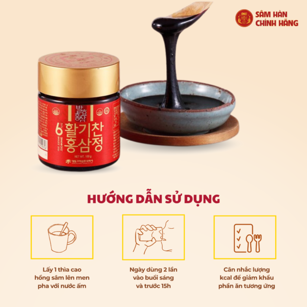Cao Hồng Sâm lên men (100g x 3 lọ) - Daedong