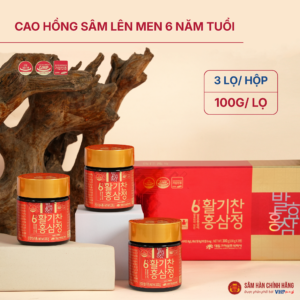 Cao hồng sâm lên men 6 năm tuổi (6 years fermented red ginseng extracts) 100g/lọ