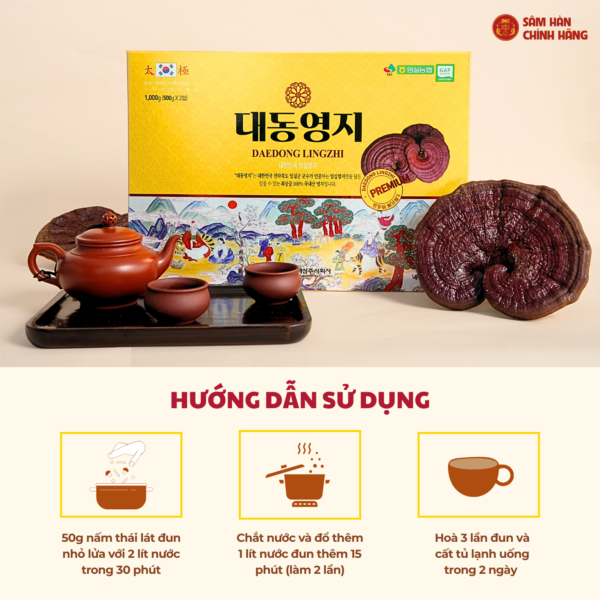Nấm Linh Chi 500g - Daedong