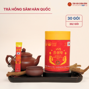 Trà Hồng Sâm (Korean Red Ginseng Tea) Hàn Quốc 3g*30gói/hộp