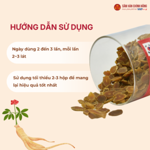 Hồng Sâm Hàn Quốc thái lát (Sliced Korean Red Ginseng) 200g/lọ