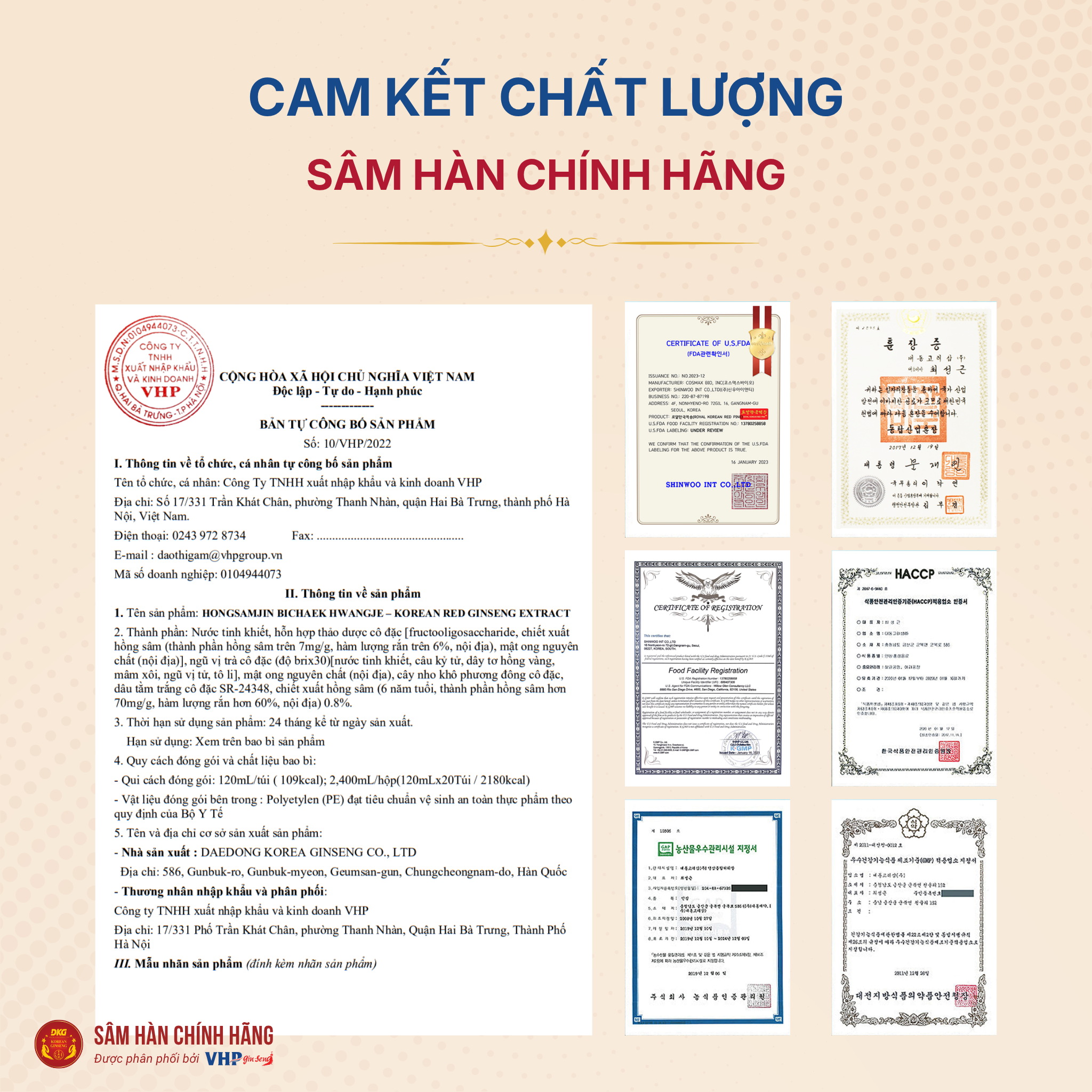 Hồng sâm hoàng đế 3 Nước Hồng Sâm Hoàng Đế Hàn Quốc (Hongsamjin Bichaek Hwangje - Korean Red Ginseng Extract) 120ml*20gói/hộp