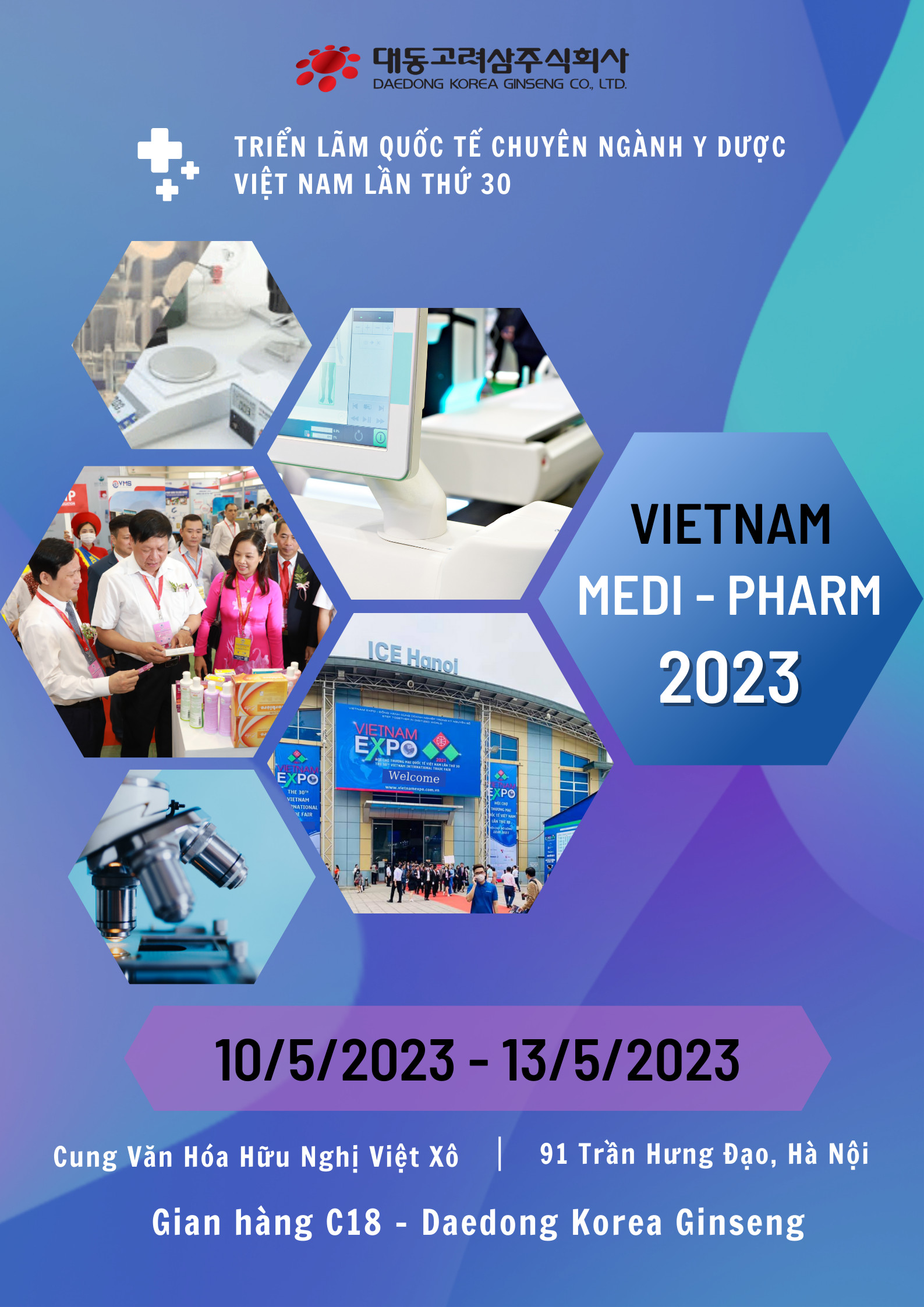 Triển lãm quốc tế chuyên ngành y dược Việt Nam lần thứ 30 
