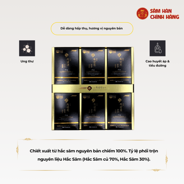 Nước hắc sâm 100% - DKG
