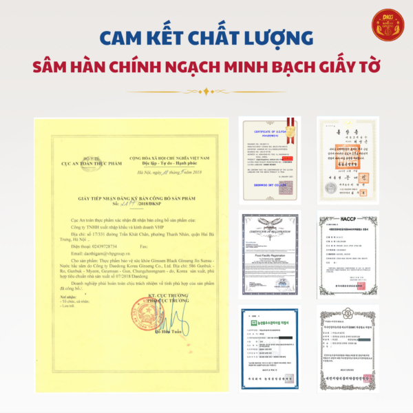 Nước hắc sâm 100% - DKG
