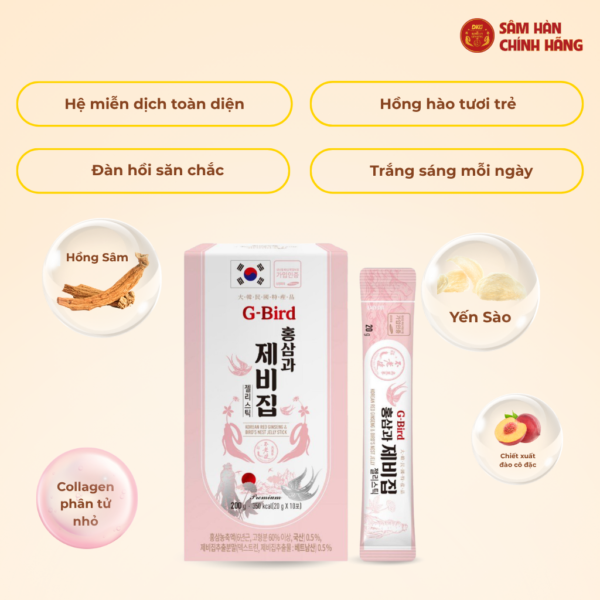 Hồng sâm yến sào G-BIRD DKG