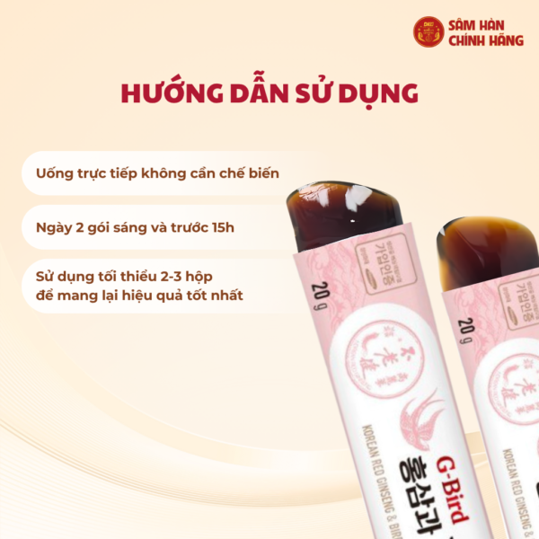 Hồng sâm yến sào G-BIRD DKG