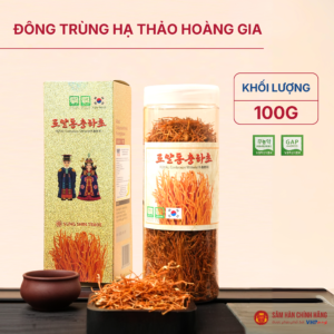 Đông trùng hạ thảo Hoàng gia (Royal Cordyceps Militaris) 100g/hộp