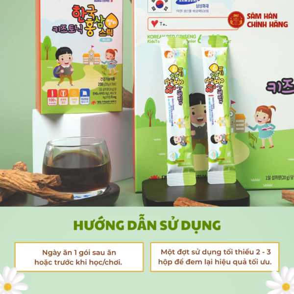 Hồng sâm baby (trẻ em) 6-13 tuổi