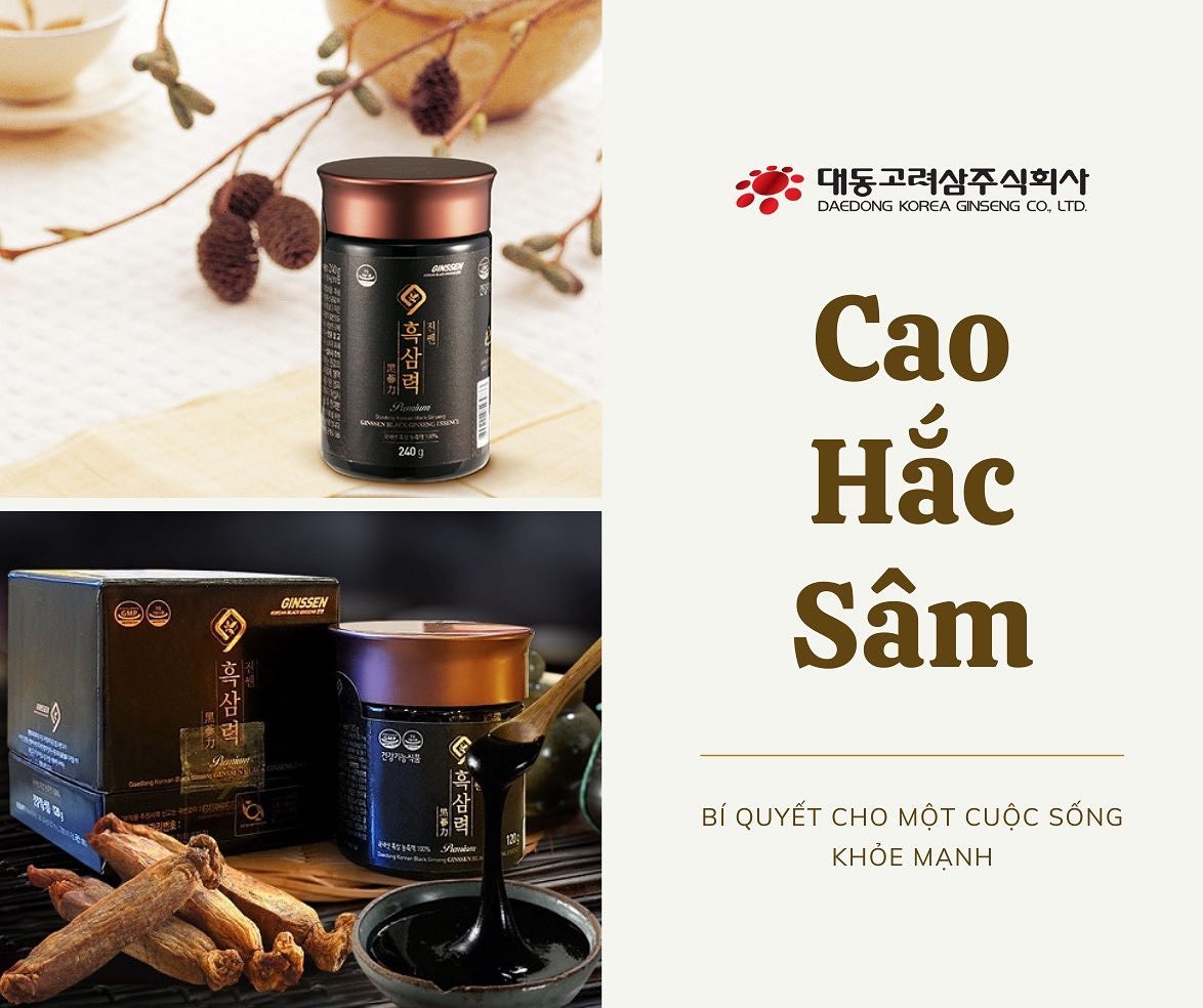 Tác dụng của cao hắc sâm DKG