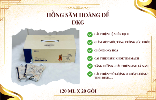 Hồng sâm hoàng đế Daedong - "Vàng" trong việc tăng cường sinh lực phái mạnh