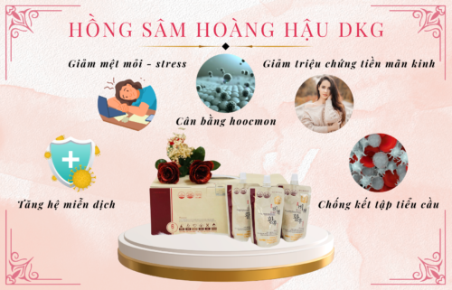 Đánh thức tiềm năng cơ thể với nước hồng sâm Hoàng Hậu DKG