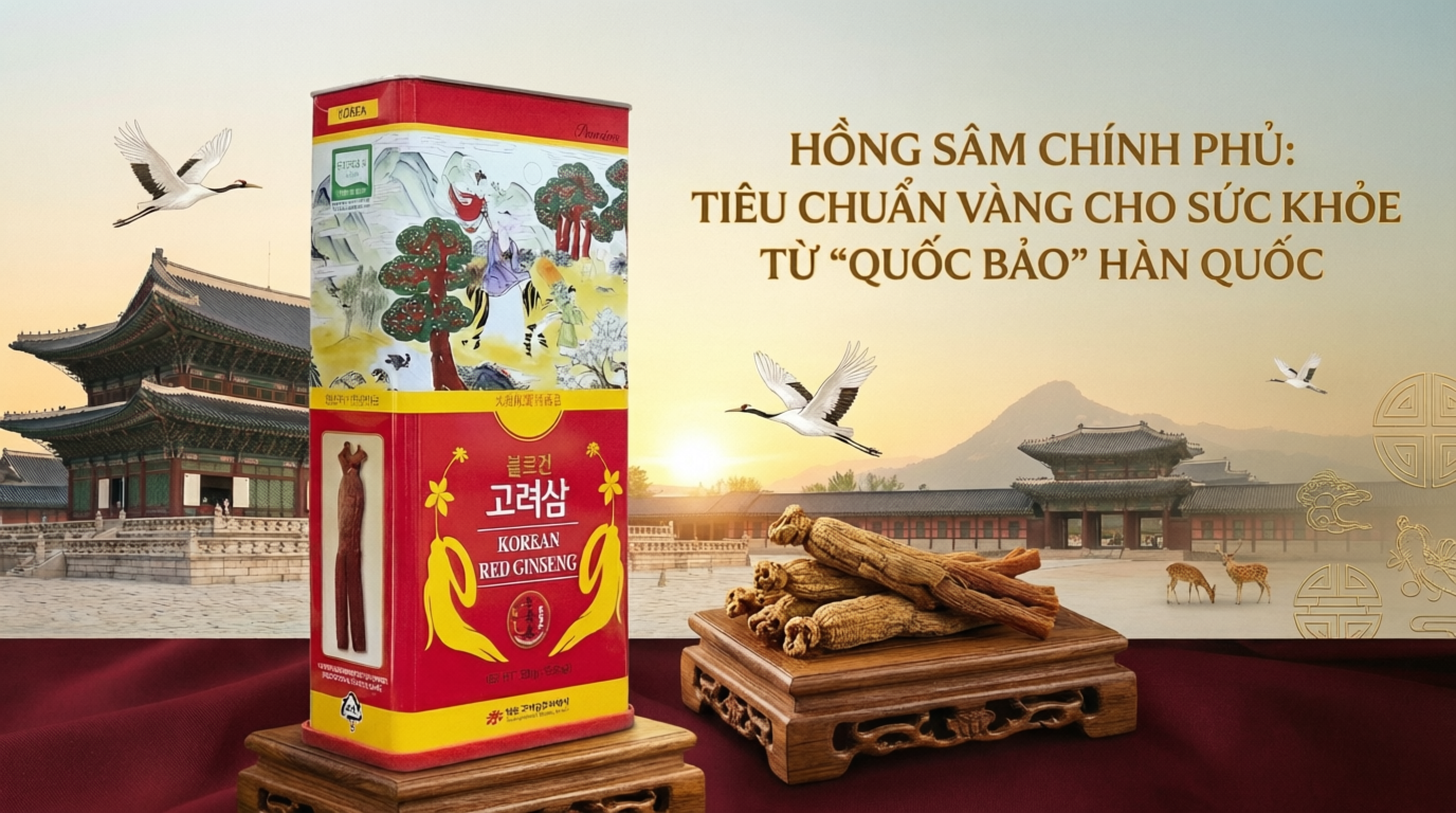 Sâm khô hộp thiếc: Đỉnh cao của nghệ thuật bảo tồn nhân sâm thượng hạng