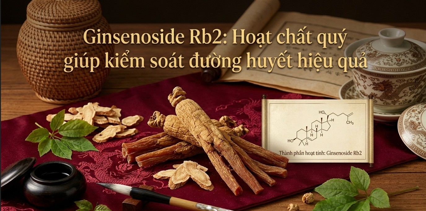 Ginsenoside Rb2: Hoạt chất quý có nhiều trong hồng sâm