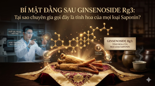 Tại sao Ginsenoside Rg3 lại là thành phần đắt đỏ nhất trong các loại Saponin?