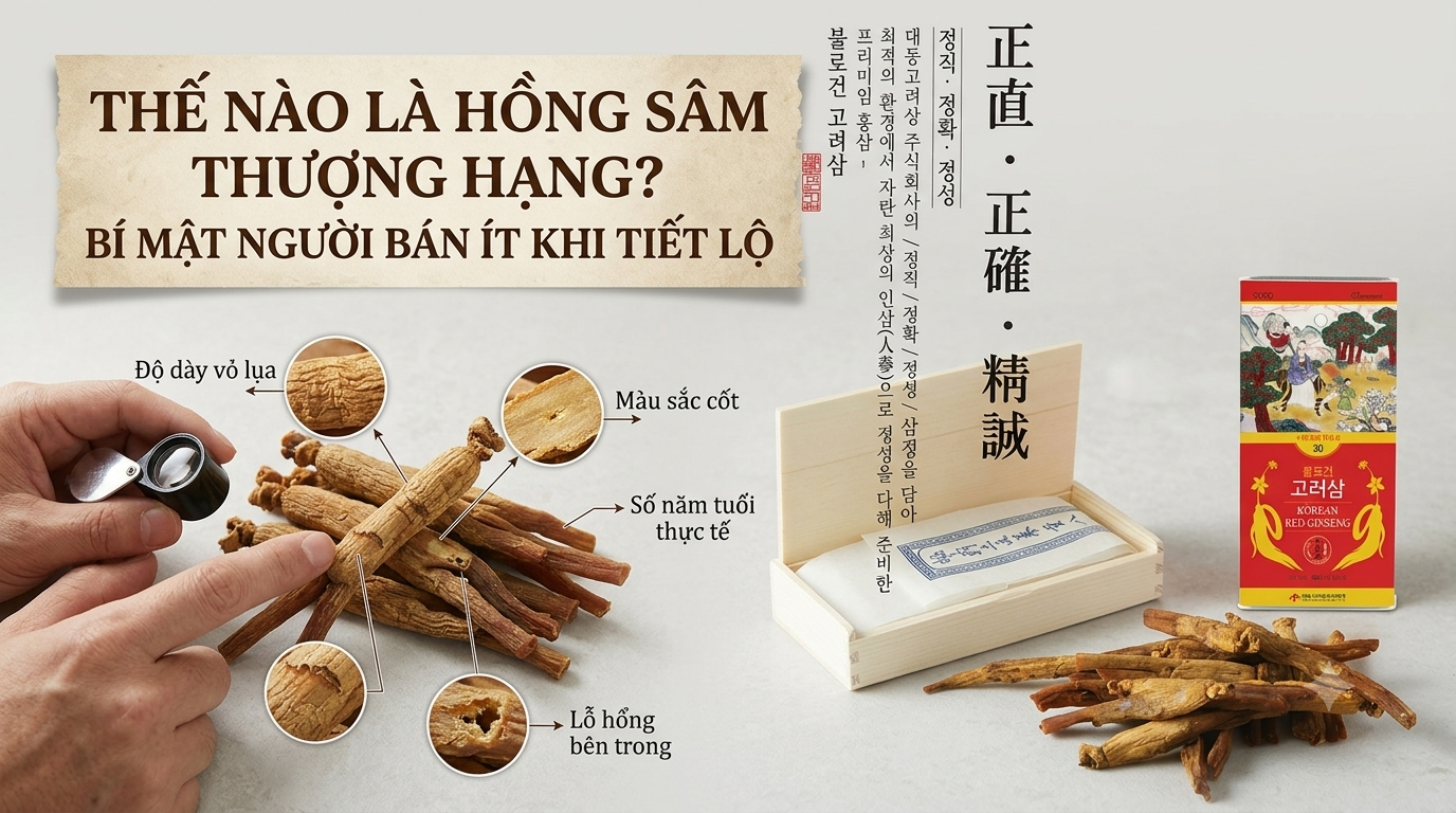 Sâm Hàn chính hãng - Nhập khẩu chính ngạch Sâm Hàn chính hãng - Nhập khẩu chính ngạch